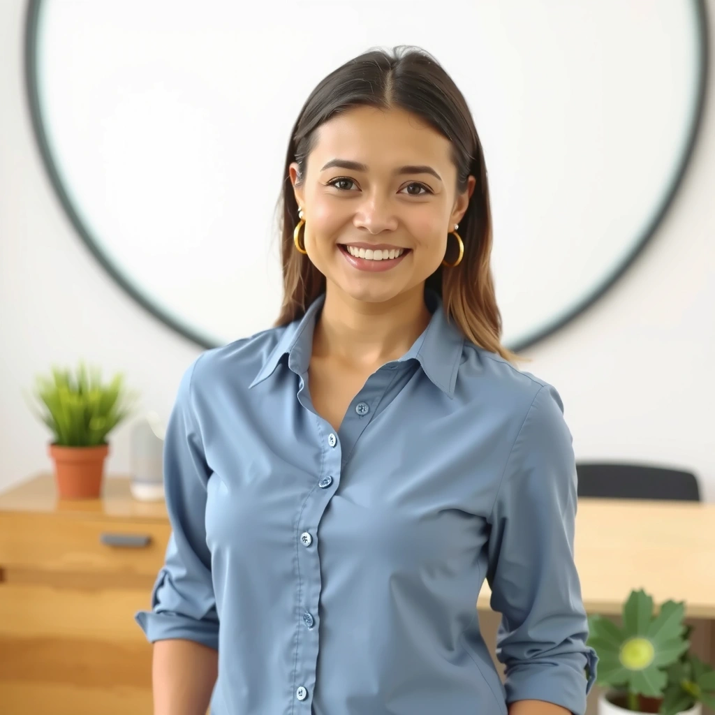 Portretul unui nutriționist, zâmbitor și profesionist