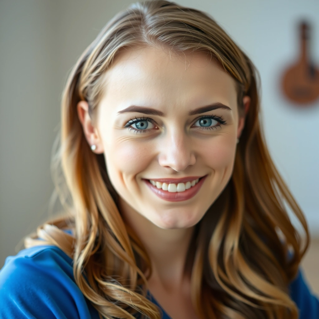 Portrait of a smiling woman, testimonial from Ana M.